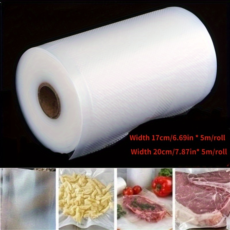 

Premium Vacuum Sealer Bags - Keep , 6.7" X 8" X 197" Reusable Storage Pouches For Efficient Sealing Machines, & Leak-resistant