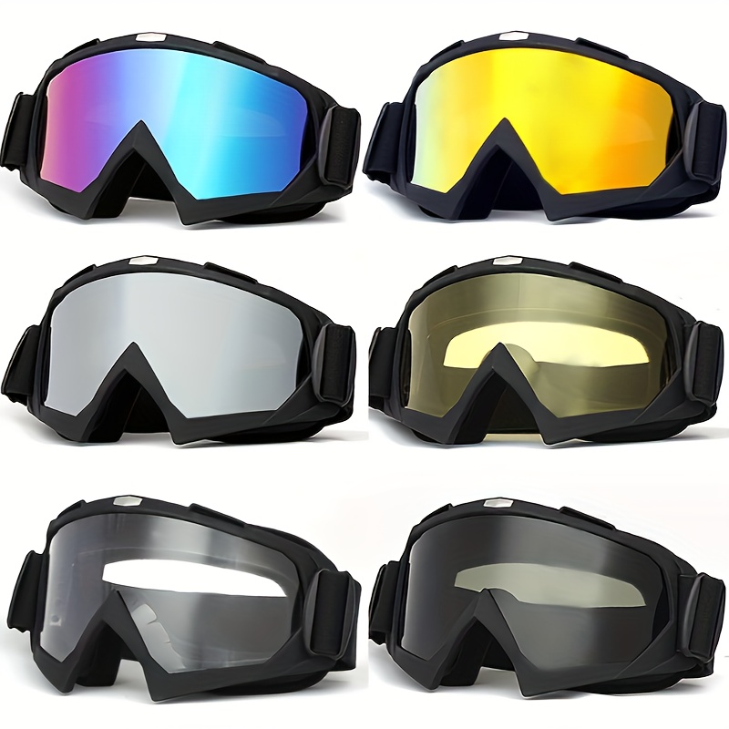 Occhiali da sci per visione notturna 1pc per uomo e donna, occhiali da  snowboard antiappannamento con protezione UV antivento antivento per  esterni - Temu Italy