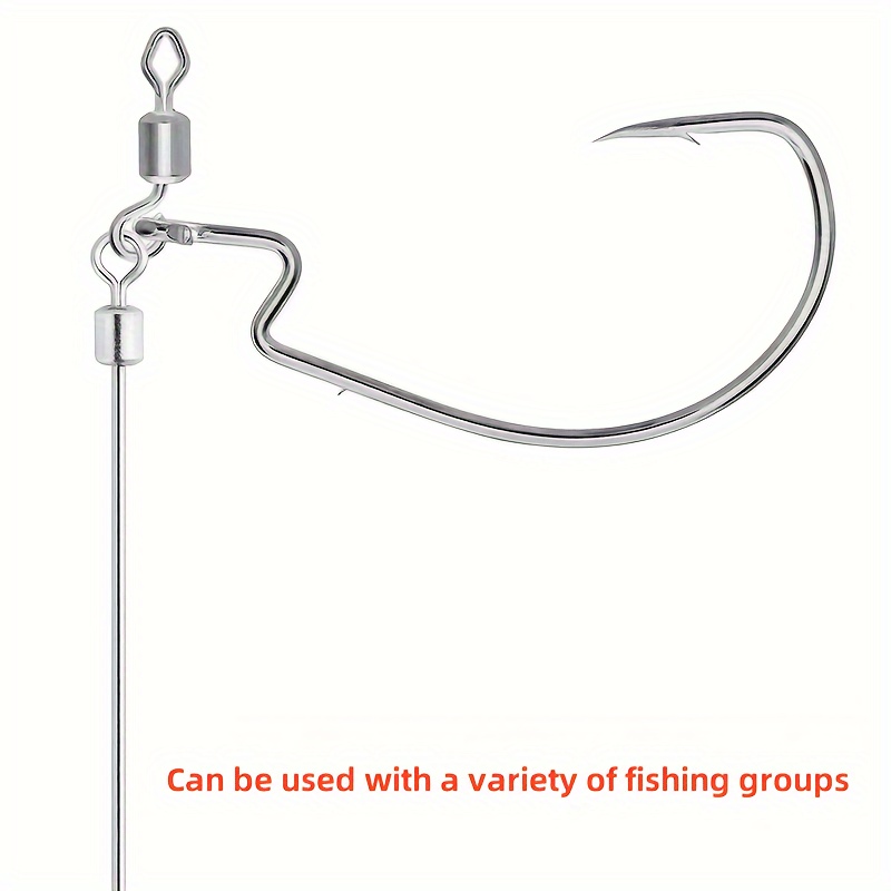 Long Pole Fishing Swivels Fishing Lure Connector Fishing - Temu