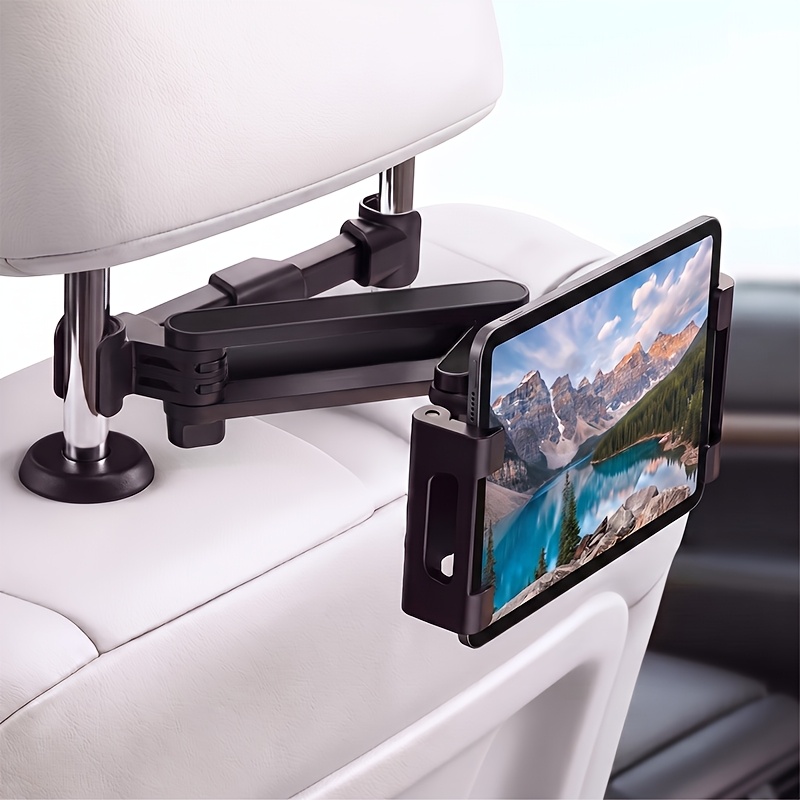 TEMU Support de téléphone pour tablette à suspendre au de voiture, adapté aux tablettes, rotation à 360°, support multifonctionnel pour voiture,