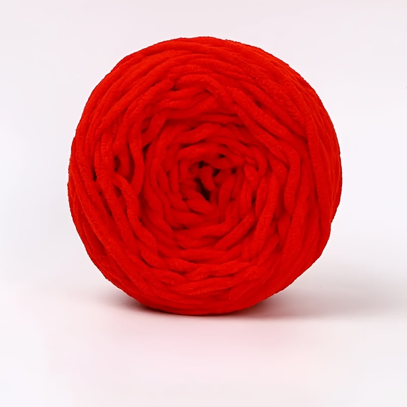 TEMU Laine épaisse et douce, laine épaisse en polyester à rayures glacées pour à et crochet, écharpes DIY 2,8 oz, adaptée aux débutants
