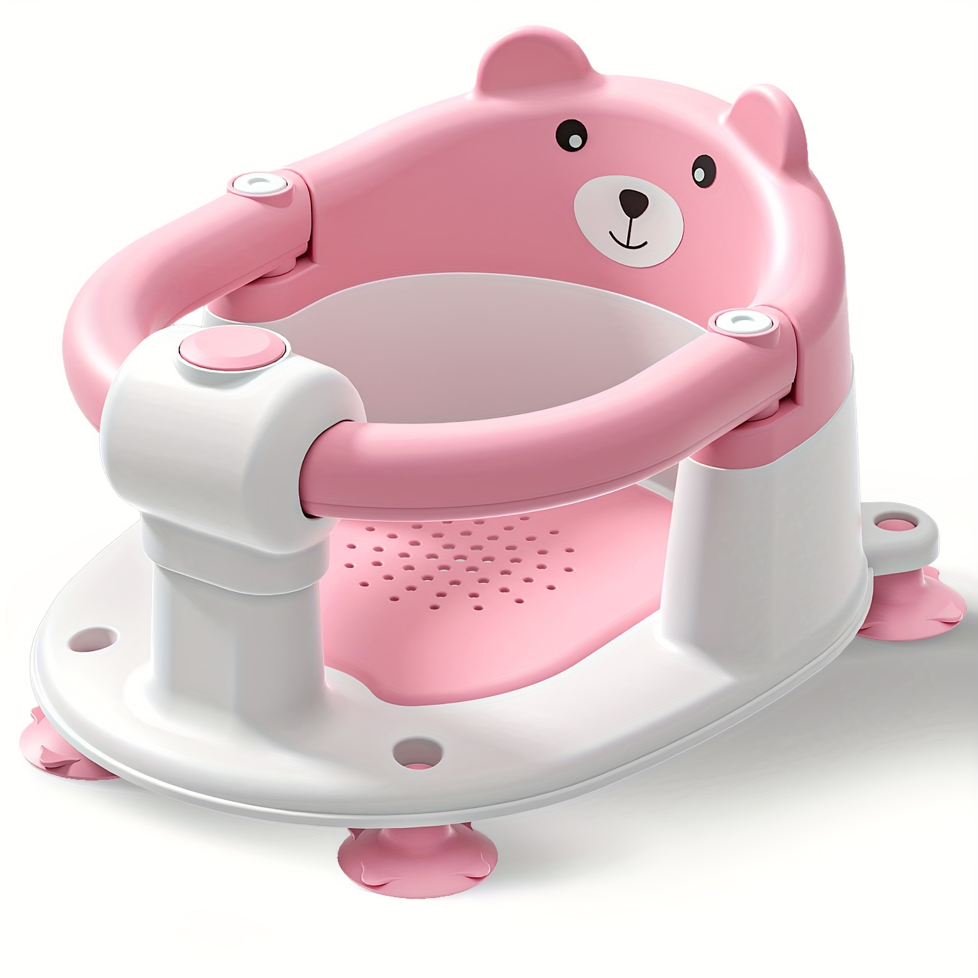 TEMU Siège de bain pour bébés, idéal pour les nourrissons de six mois et plus, conçu pour que les tout-petits puissent s'asseoir en toute sécurité,