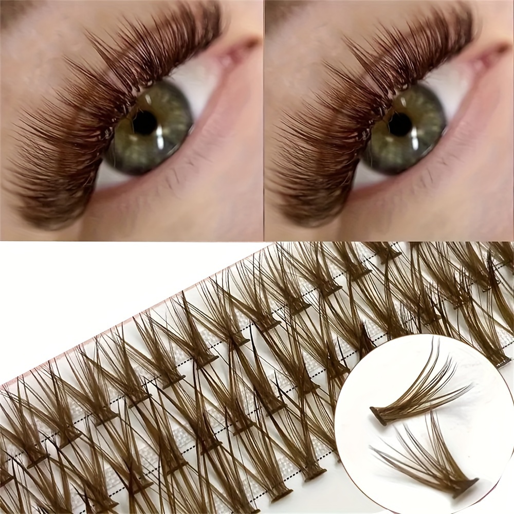 

200 Pcs Lashes - Individual Extension Lashes For Diy Eyelash Enhancement At Home - Soft Fan Shape - Low Allergenic