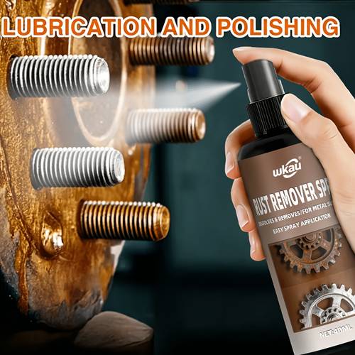 Universal Metal Shield Polish Spray Tough Blocker Containing Quick Effect Formula for Bike Tools Metal Parts Durable Anti Rust Surface Defense Metal Rust