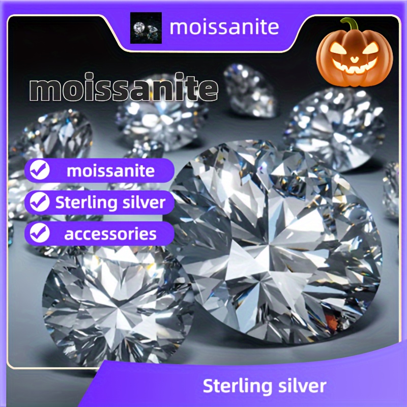 2pcs s925   single 1 carat moissanite sunflower stud earrings   bohemian   of the earrings is ideal for daily use and is very suitable as a gift for wives   brides anniversaries weddings and engagements Product details 3