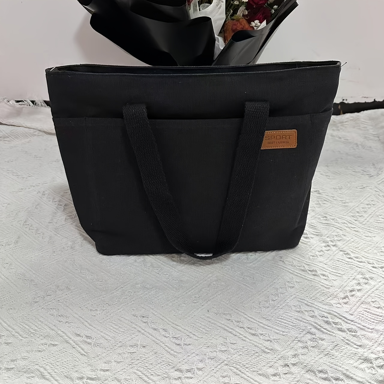 Versatile Easy Large Capacity Canvas Bag Casual Women's Tote Handbag
