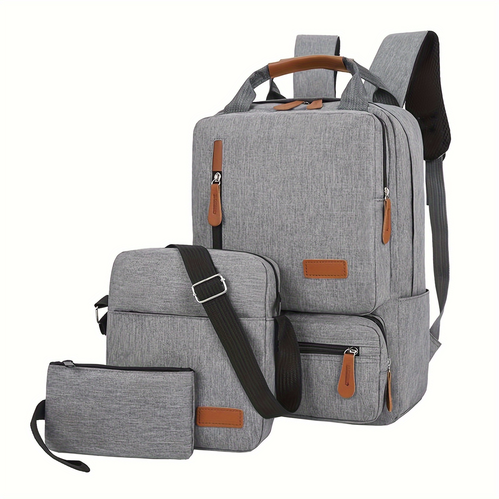 

Tomshoo 3pcs Set Men Laptop Shoulder Bag For To 14. Laptop