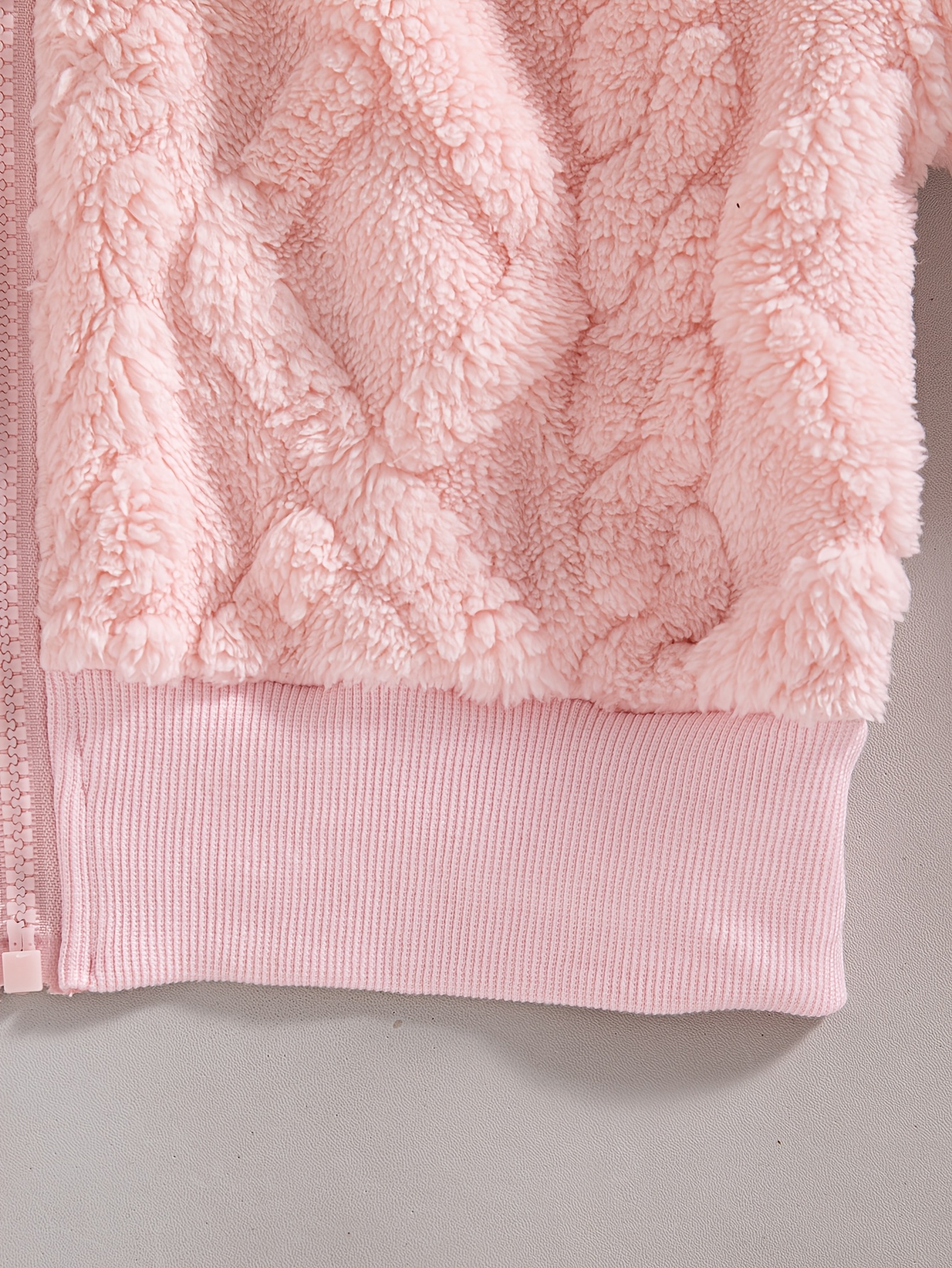 Girls' Jacquard Plush Home Set, Autumn/Winter