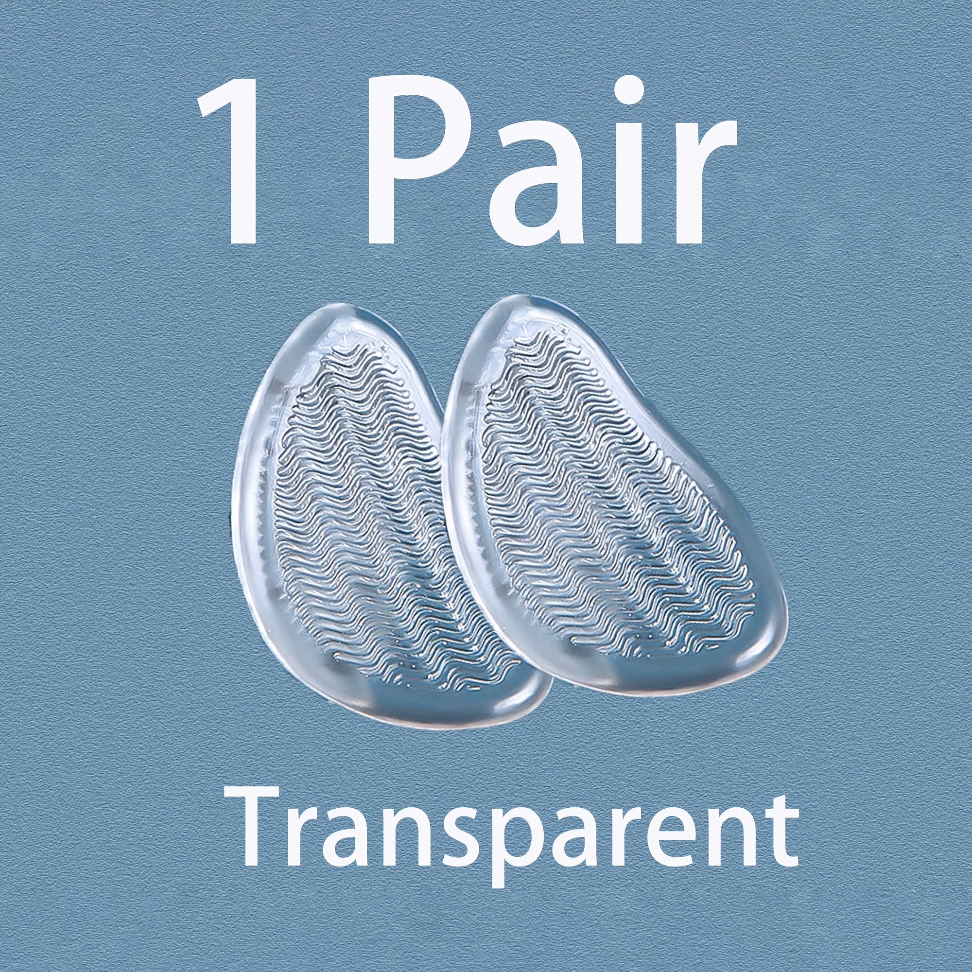 1 Pair Of Silicone Anti-slip Pads For Women, Suitable For High Heels, Sports Shoes And Sneakers
