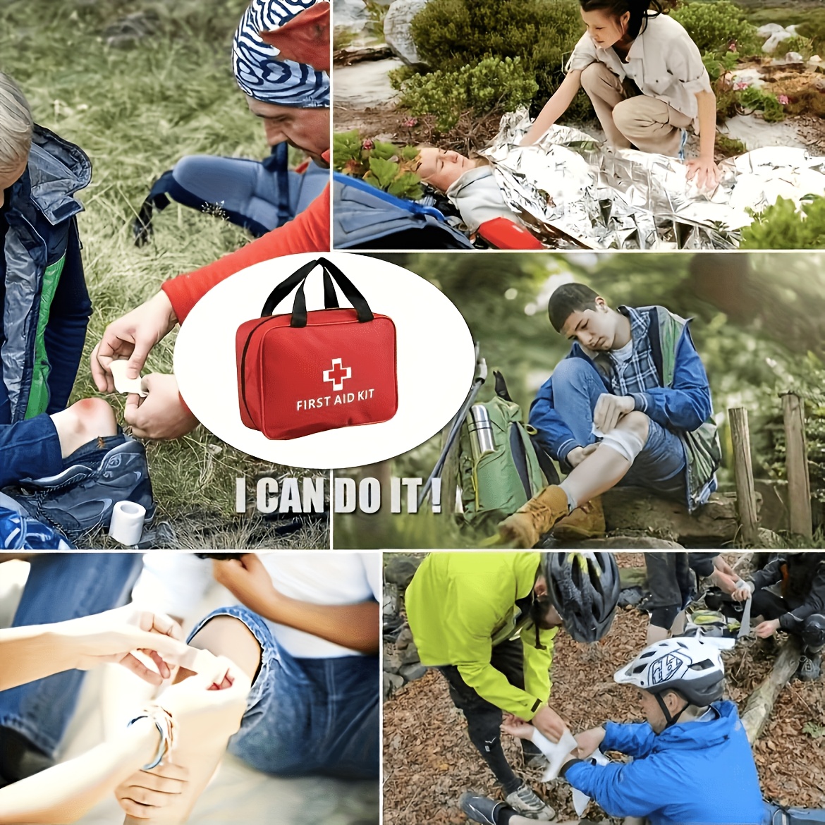 152pcs first aid kit premium waterproof compact trauma kits for any emergencies ideal for home travel outdoor camping hiking boating red Product details 3