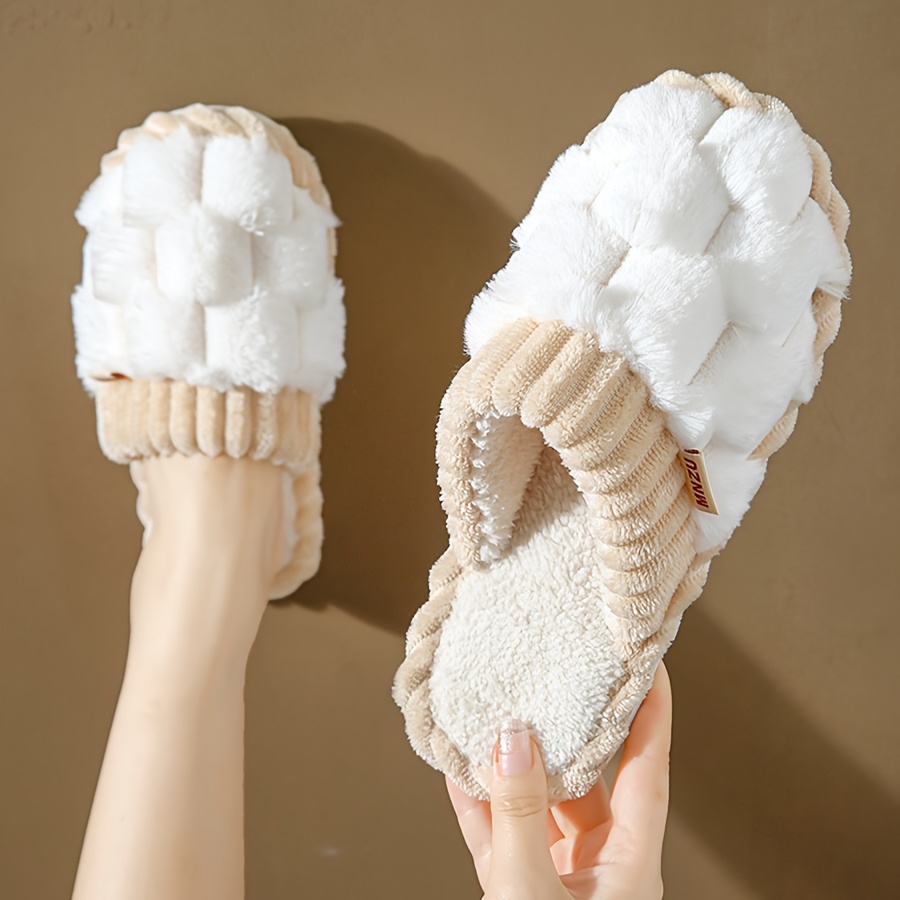 

Slippers For Couples - Anti-slip, Warm Indoor Shoes With Soft Sole For Fall/winter