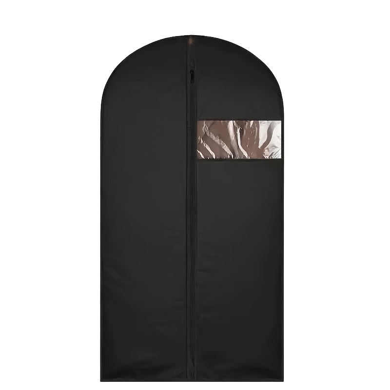 TEMU 1/3pcs Long Dress Bag, Hanging And Travel Clothing Bag, Suit Storage Bag, Transparent Foldable Clothing Bag