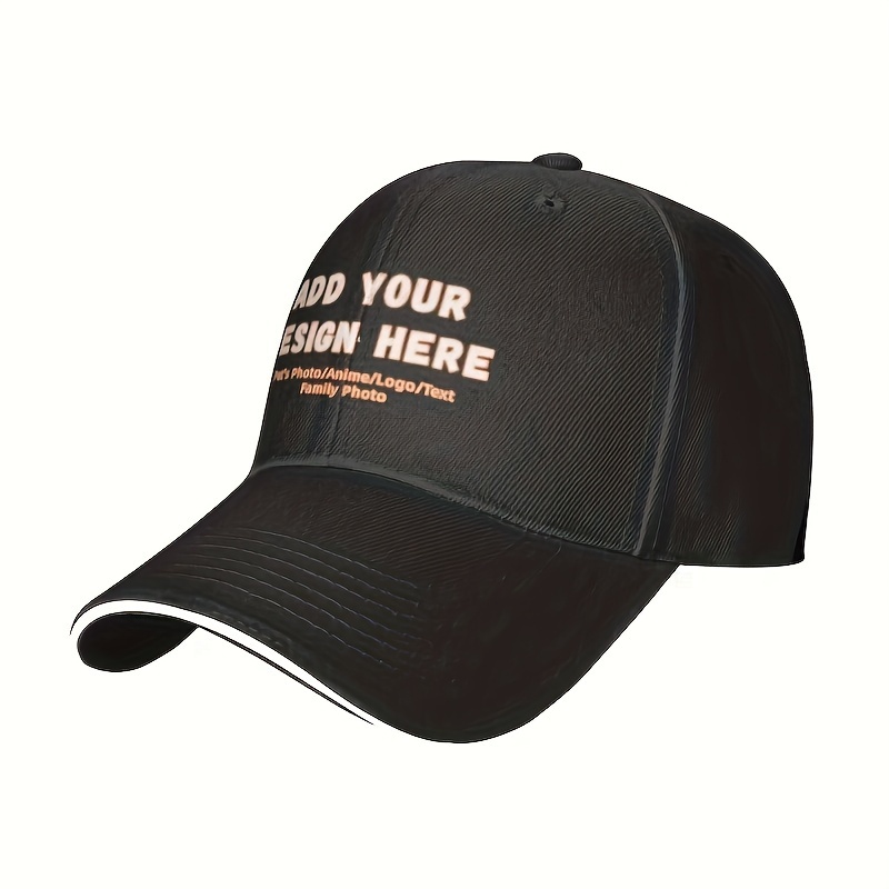 Adjustable Outdoor Caps With Your Custom Text On A Baseball Cap