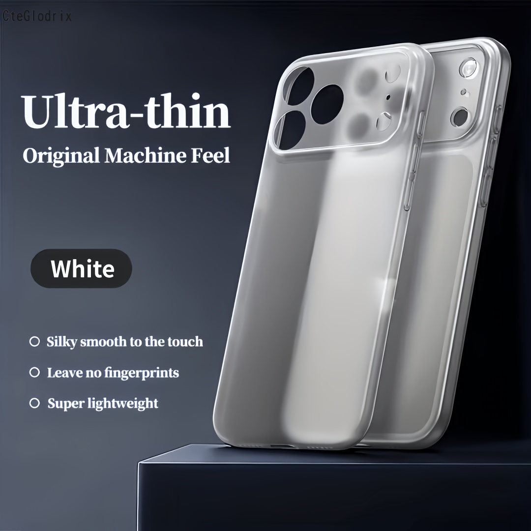 TEMU Phone Case - New Luxury Easy Solid Color Anti-drop Phone Case For Iphone, Anti-fingerprint, Lightweight Premium, Matte Anti-slip, Suitable For
