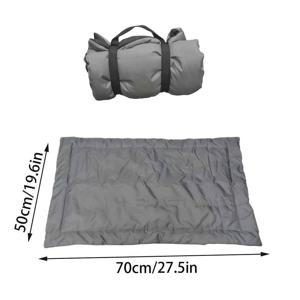 TEMU 1pc Dog Outdoor Mat, Foldable And Easy To Store Dog Pad, Portable Pet Mat For Camping, Portable Car Dog Mat, Pet Outdoor Sleeping Mat, Portable