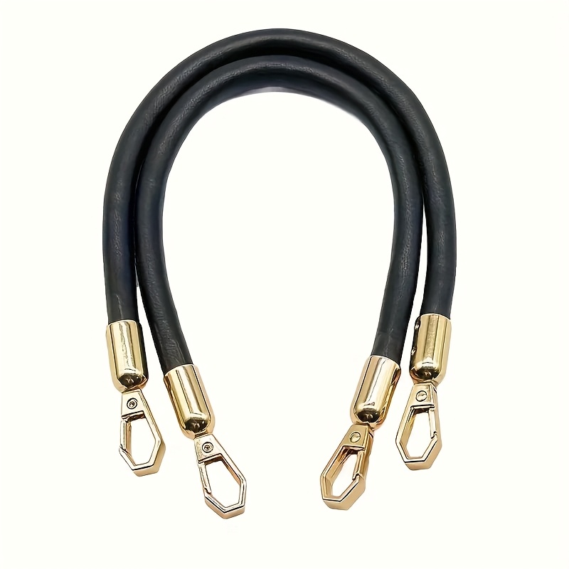E-shop 2 Stk., Universeller Taschengurt-Griff, kurzes PU-Lederband-Zubehör, runde Schnur-Schultergurt für die Achselhöhle, Handtaschen-Tragegriff,