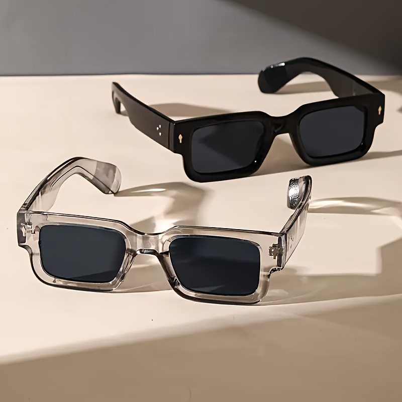 

2 paires de lunettes de sport de randonnée, lunettes décontractées pour femmes Y2K Punk Fashion avec verres en PC et monture en plastique , parfaites pour les fêtes et les clubs