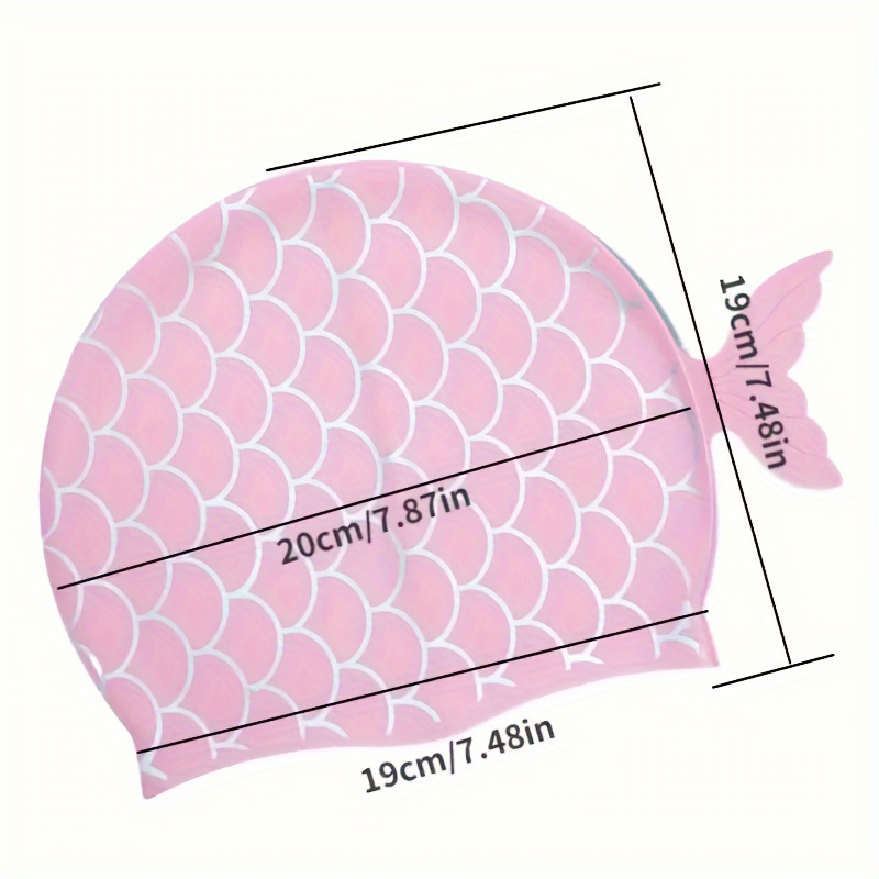 Children's Swimming Goggle and Silicone Cap, Cartoon Design, Anti-fog Clear Vision for Boys and Girls, Professional Water Sports Swimming Equipment