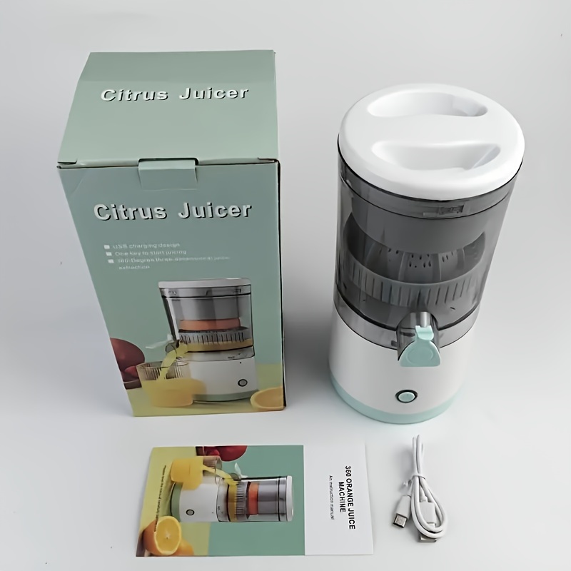 1pc portable multifunctional juicer automatic juicing and separation fresh orange juice cup with usb charging kitchen stuff details 5