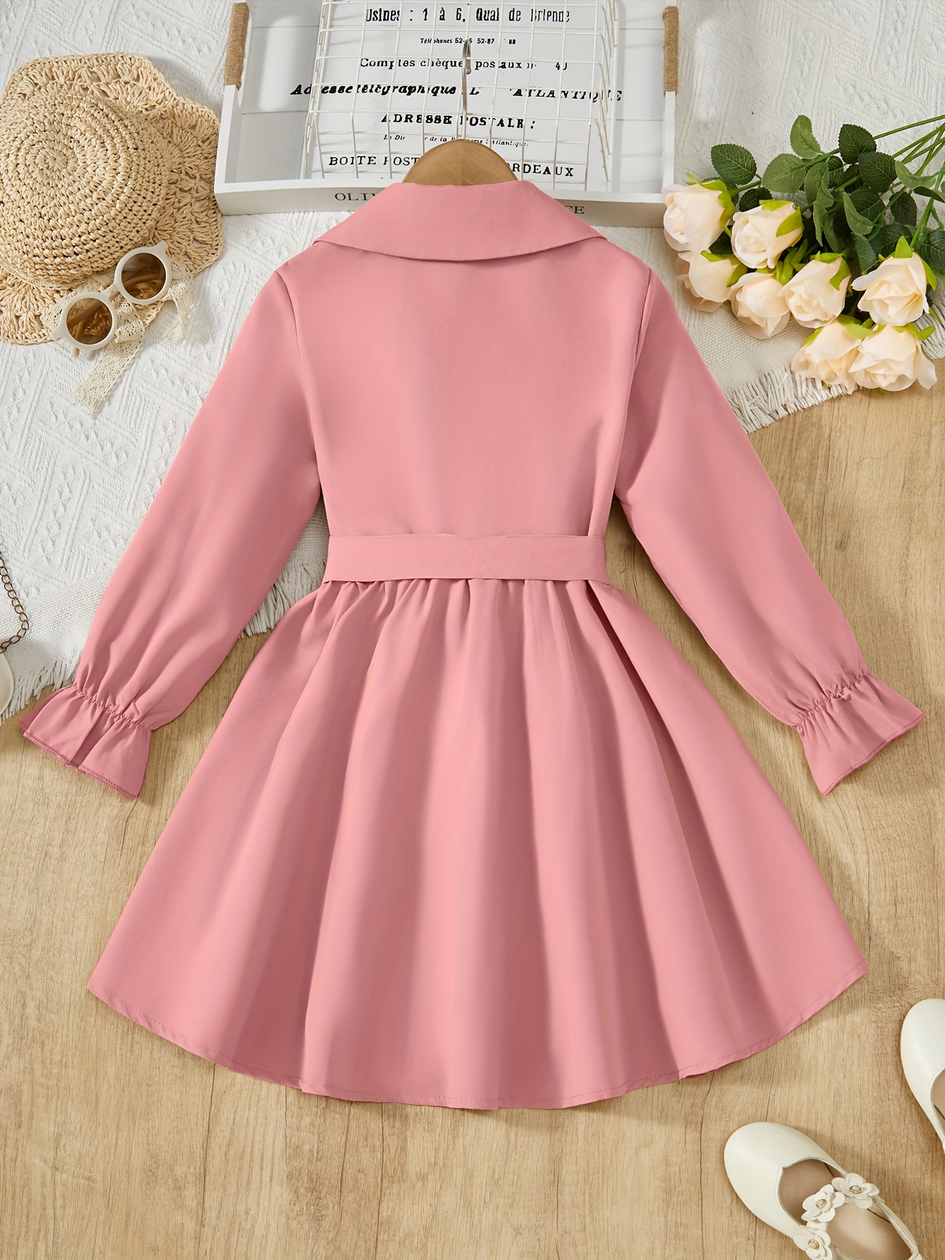 Elegant Commuter Casual Solid Color Coat Teen