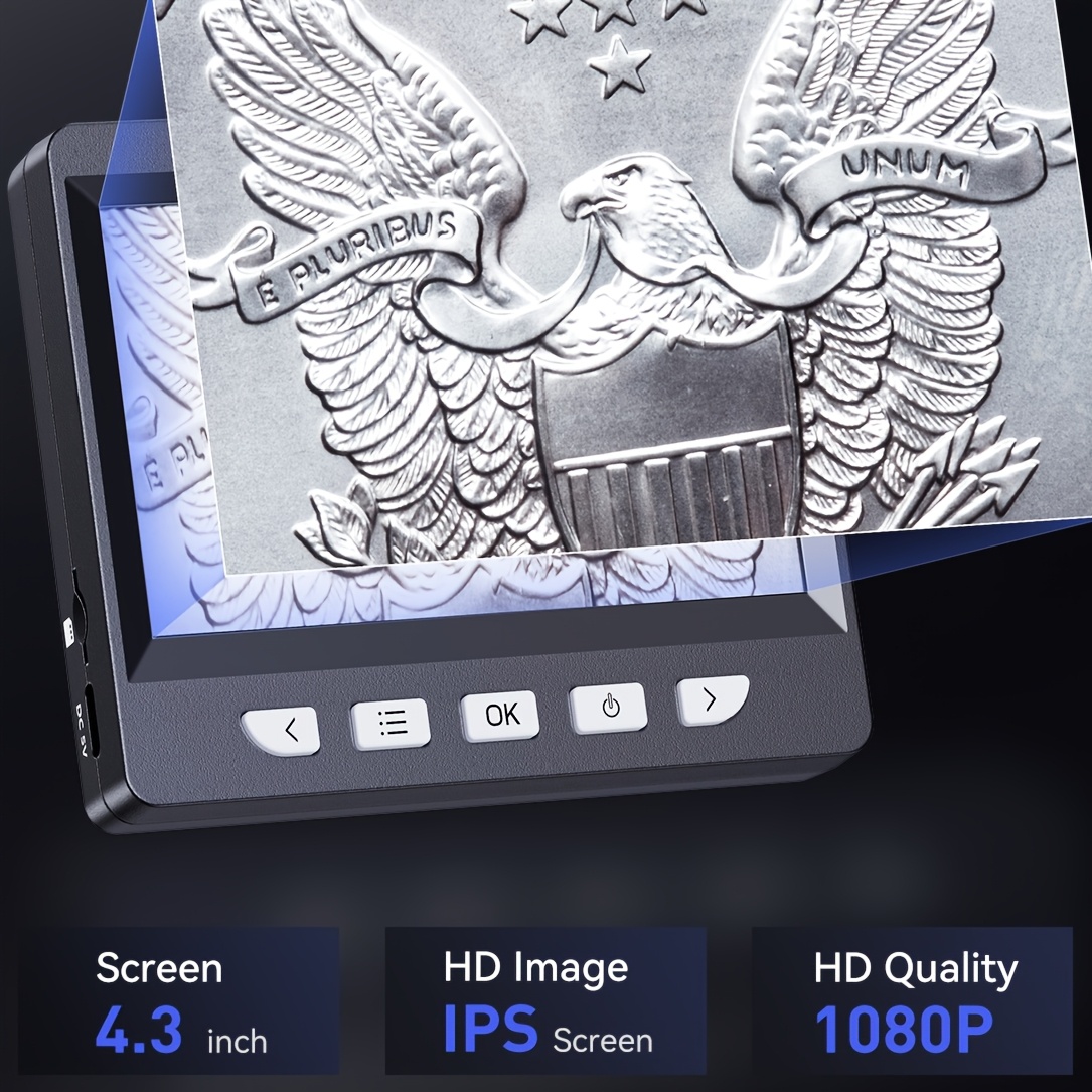 exclusive 1000X Digital Microscope 8 LED Real Shot Rendering, Computer Microscope Electron Biological Microscope 7 exclusive 1000X Digital Microscope 8 LED Real Shot Rendering, Computer Microscope Electron Biological Microscope - Image 7