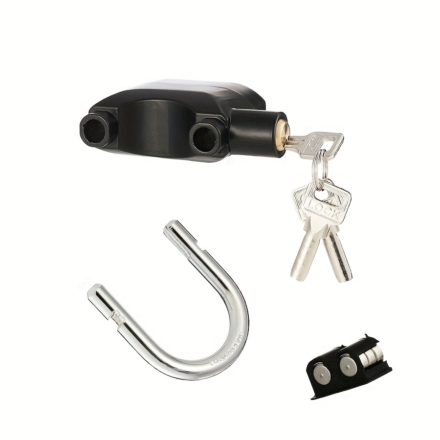puerta de seguridad   resistente con sensor de movimiento y   fuerte - candado antirrobo para puertas,  , bicicletas, muebles - funciona con pilas (  2 pilas no recargables), cerraduras para el hogar Detalles del producto 5