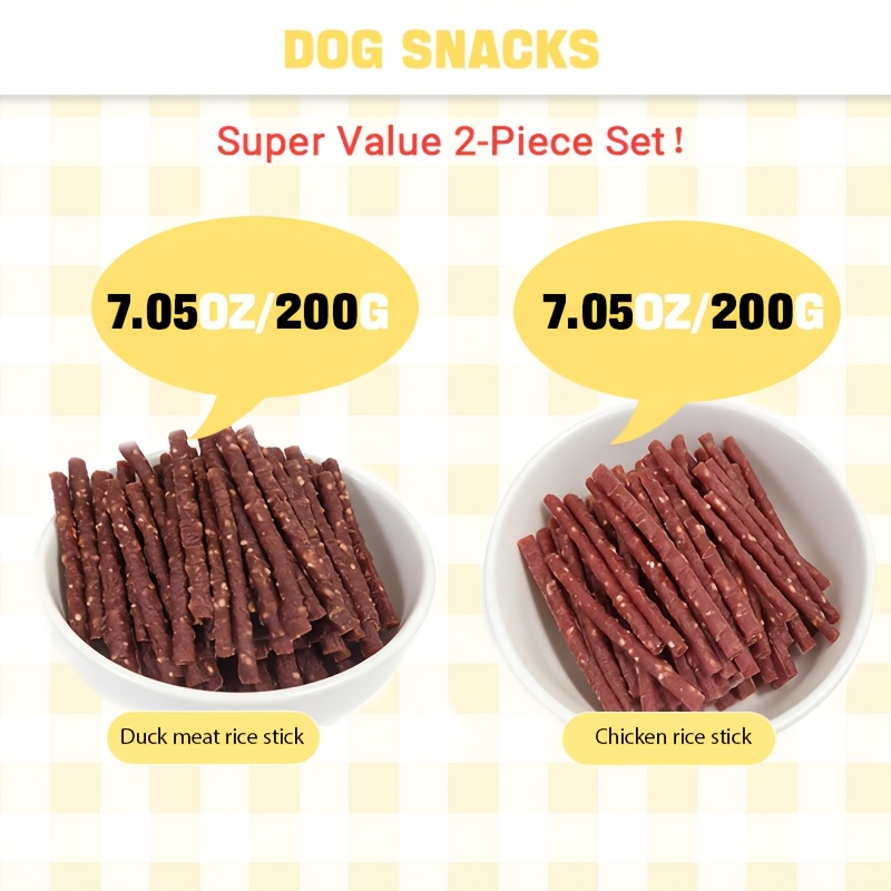 TEMU 400g Dog Treats And Dog Stuff | Real Chicken And Treats Pack | High Protein, Grain-free, 4.9 Rated | For And Training Rewards