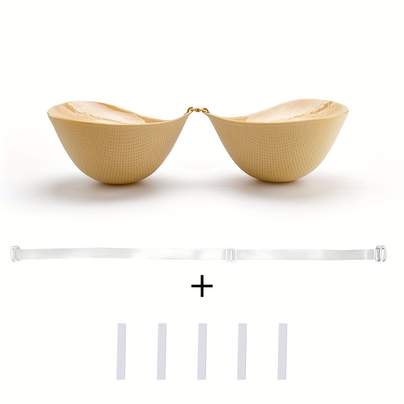 Silicone Breast Forms Designed For Crossdressers, Featuring Thick Adhesive For An Boost, Ideal For With Smaller Chests. Self-adhesive, Reusable Prosthetics Provide A And
