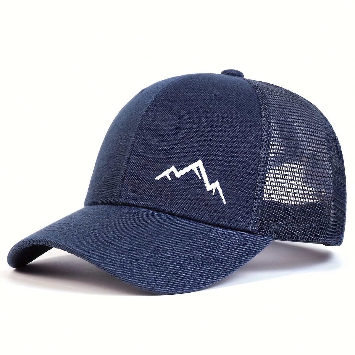 TEMU Men's Mountain Mesh Baseball Outdoor Adjustable Sunshade Casual Hat Spring/summer Style Travel Beach Vacation