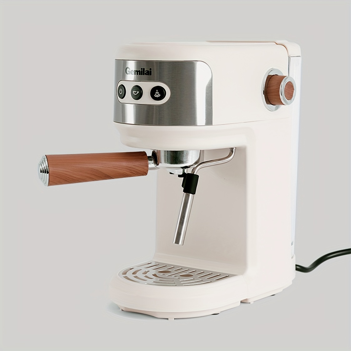 Gemilai Máquina Café Espresso Semiautomática Bomba Italiana - Temu