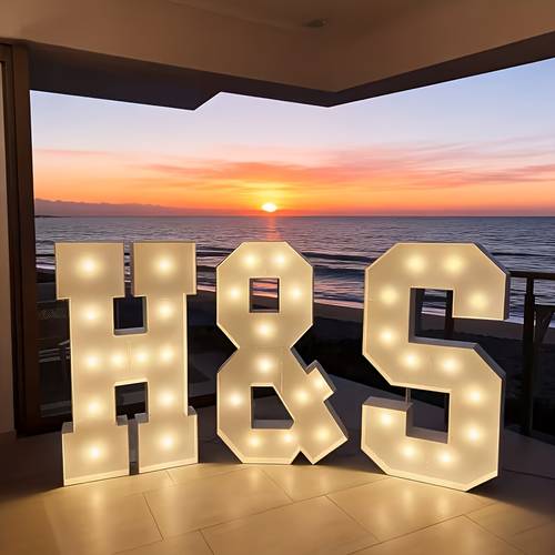 4ft large size a z 4ft letter light a z luminous warm light used for birthday dance graduation wedding engagement family bars christmas background arch decoration assemble the required text