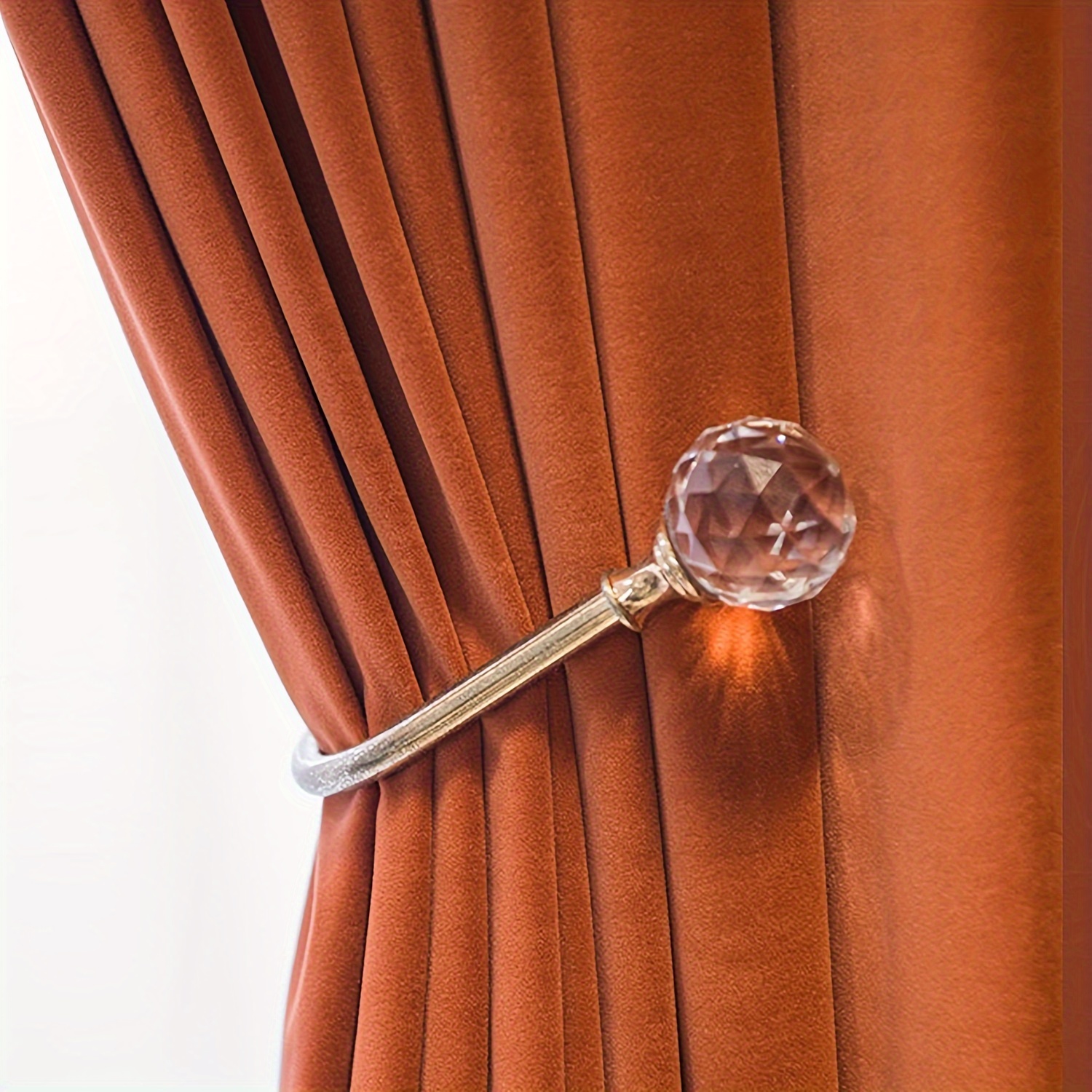 1pc Velvet Rod Pocket Curtain Living Room Bedroom High-end Fashion Grand Rod Pocket Velvet Curtain