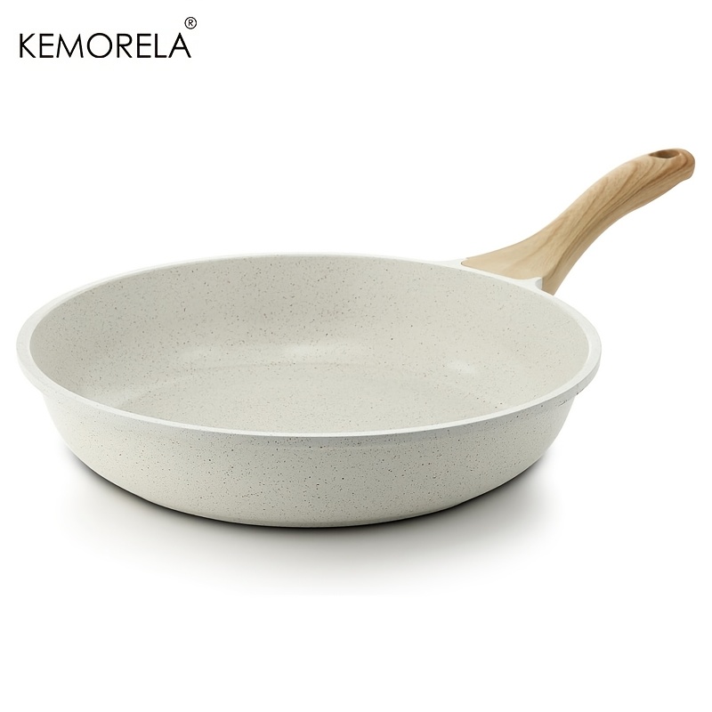 Image of Kemorela Frying Pan, 11-inch Egg Frying Pan, ', Induction Cooker Compatible, With Heat-resistant Handle, Suitable As A Gift For Men And Women
