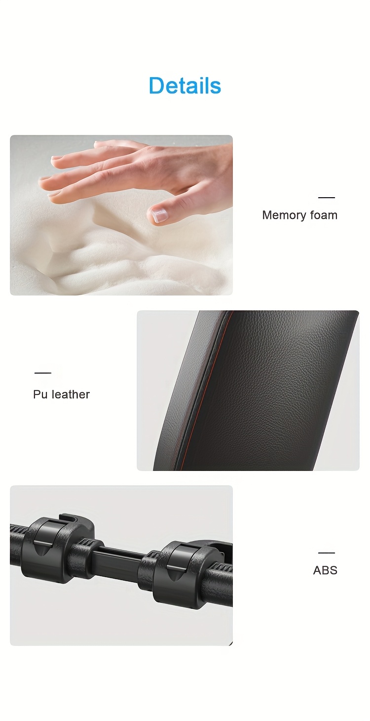 car headrest pillow   extended edition sleeping head and neck support for rear seat   Product details 7