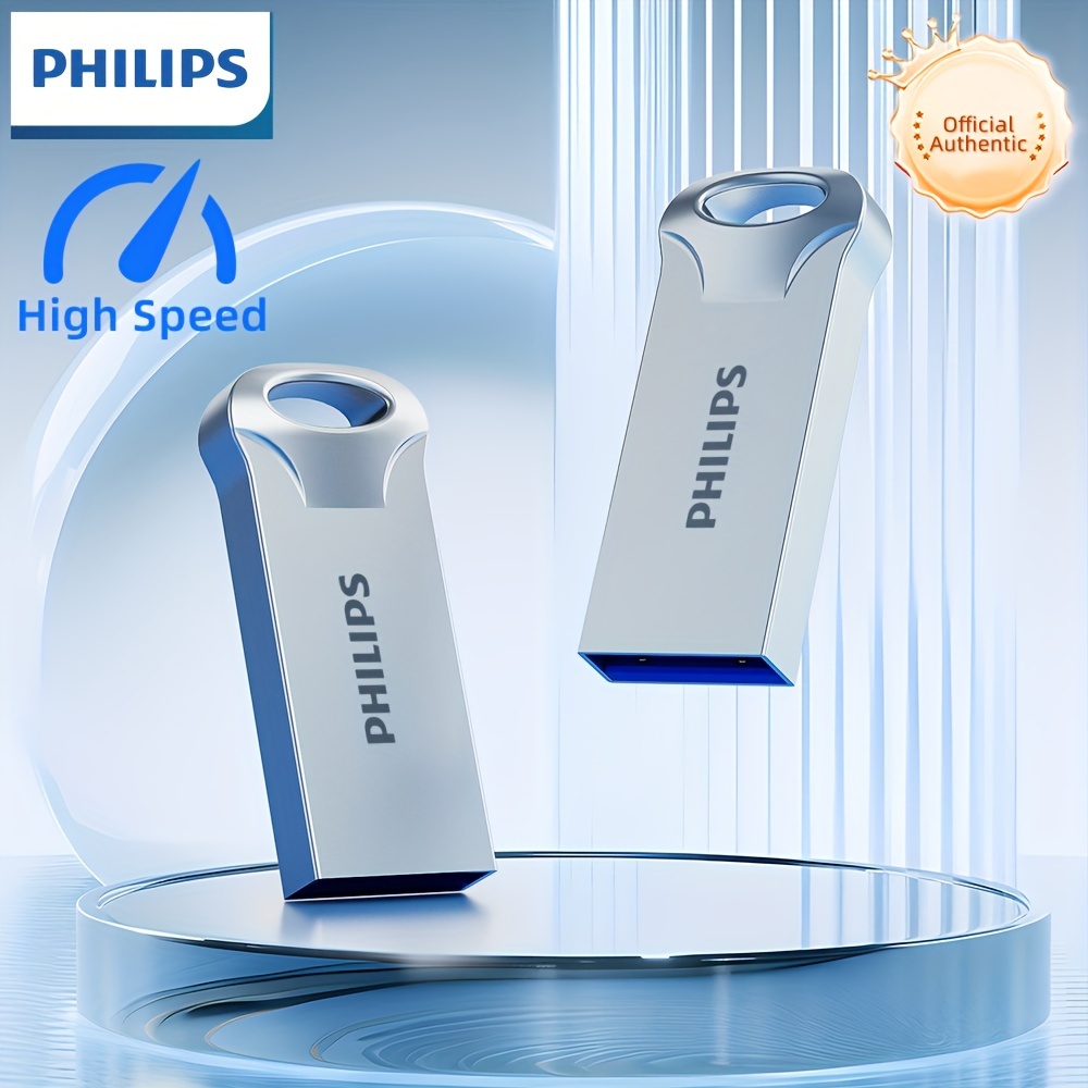 

Philips Usb Flash Drive 128gb Usb Stick Memory Stick 128gb Ultra Large Storage Metal With Keychain Design For Many Kinds Of Cell Phones, Laptop Computer Tablet