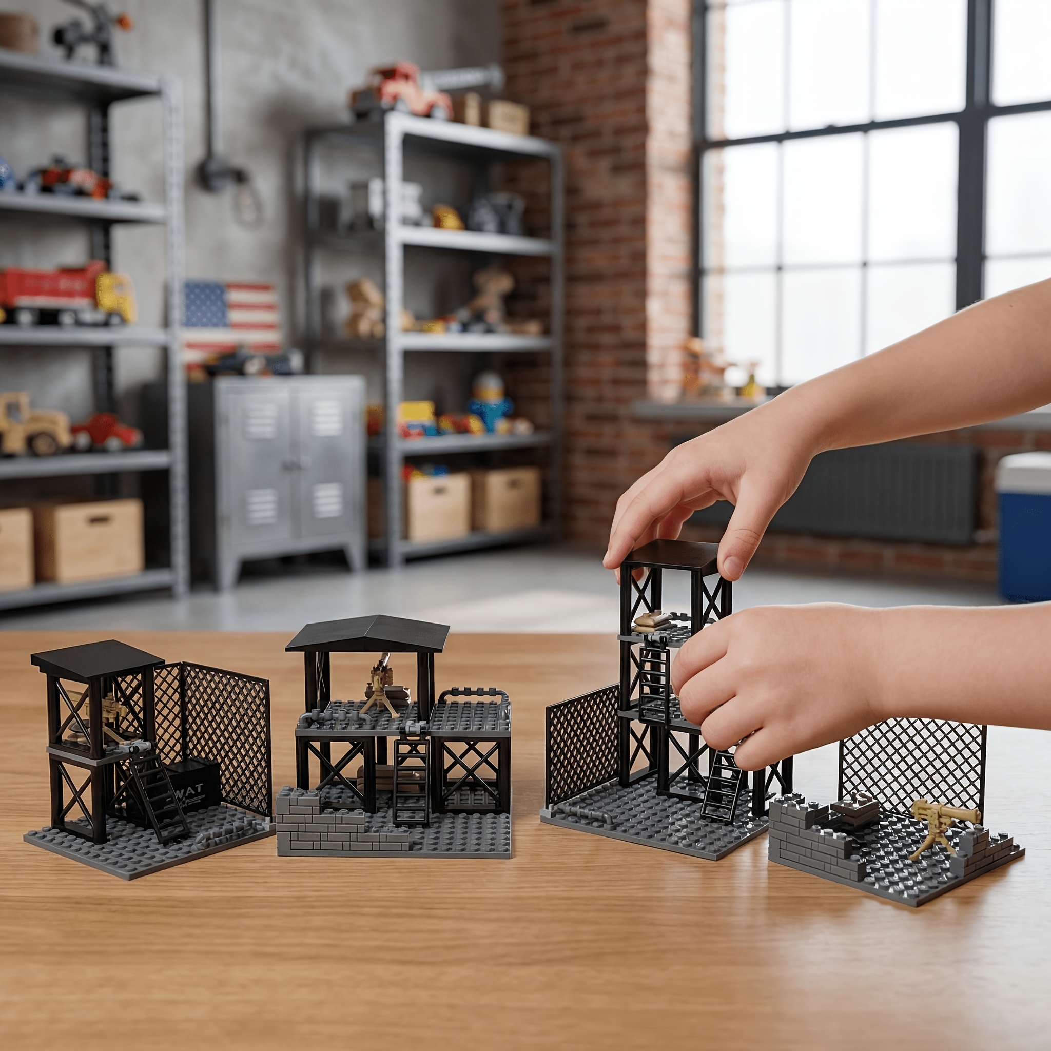 Ideamoc MOC Outposts Building Blocks, DIY Construction Toy