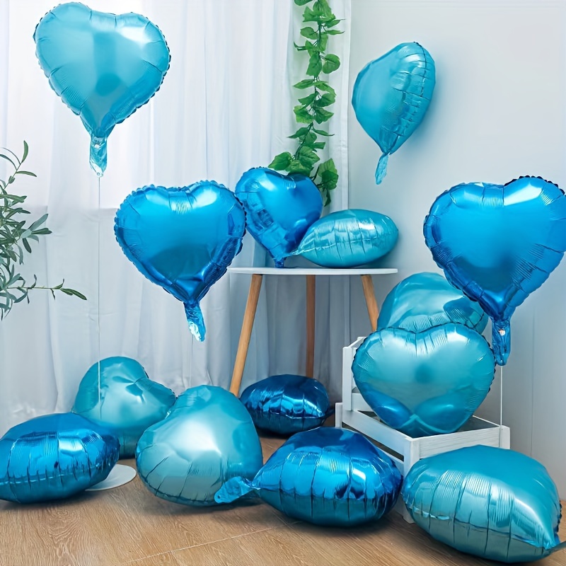 Silver Heart Balloons, Silver Heart Shaped Mylar Balloons