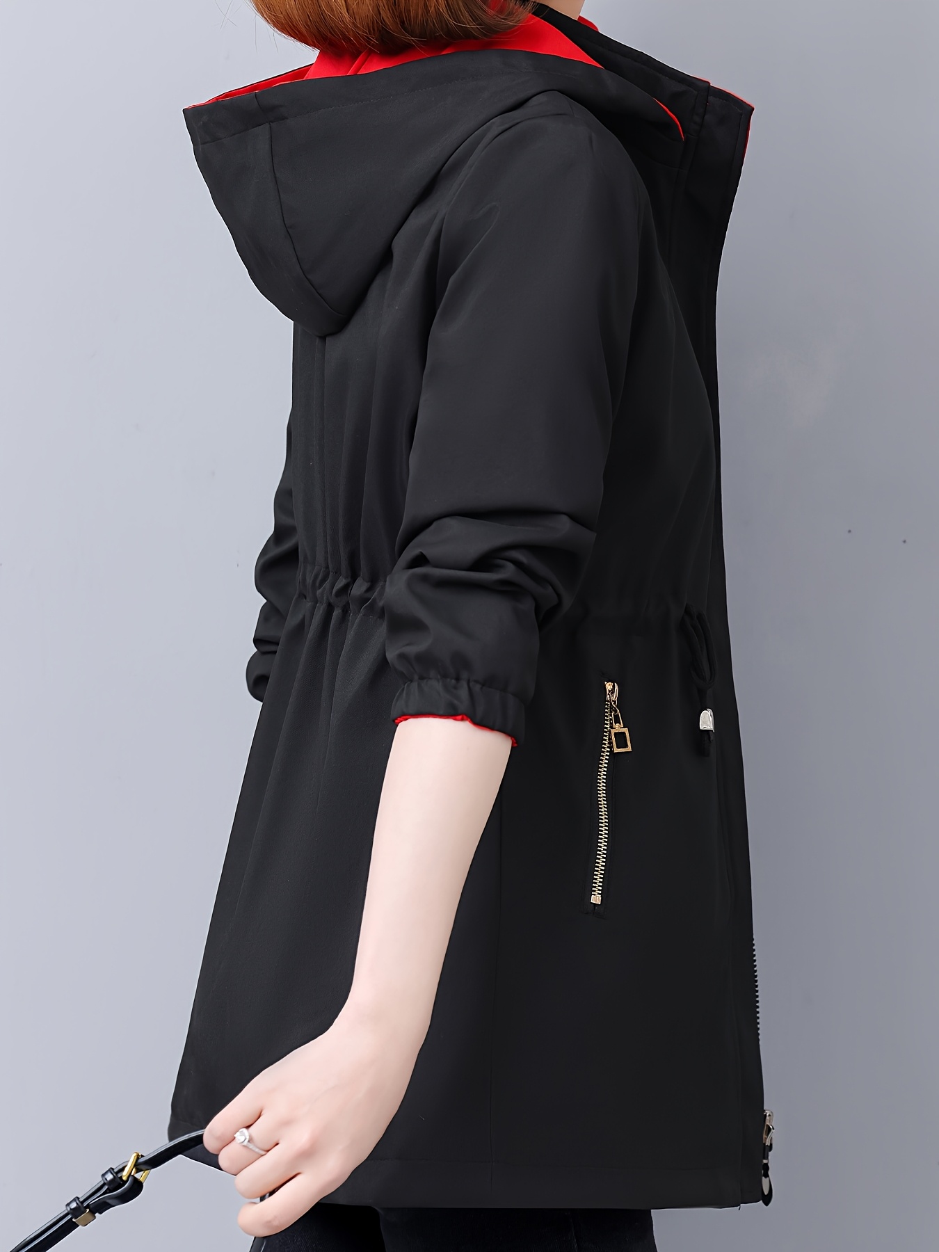 Chamarra elegante y moderna de longitud media, disponible en varios colores - Imagen 8