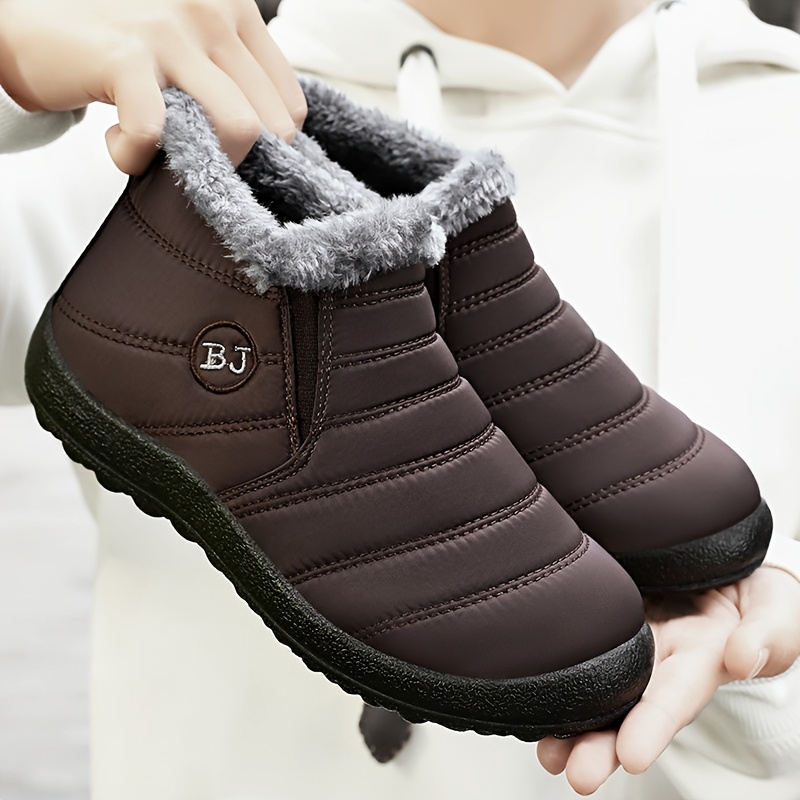 Women's Warm Winter Snow Boots, Plush-Lined Insulated Shoes