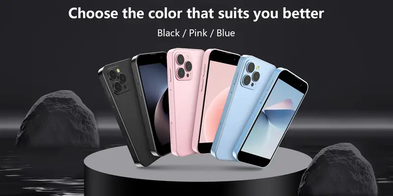 a mini smartphone 3 3 inch screen wifi gps 2gb 16gb system dual cards slot mini phone Product details 0