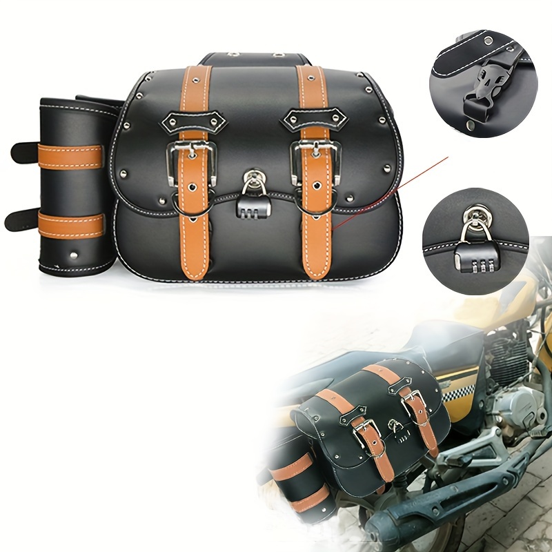 Motorcycle Saddlebags Hanging Bags Large Capacity Motorcycle - Temu ...