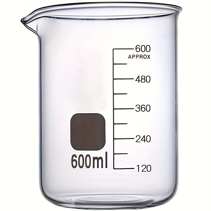 

Laboratory Beaker Low And High Form Glass Beaker Set, 100ml, 400ml, 600ml
