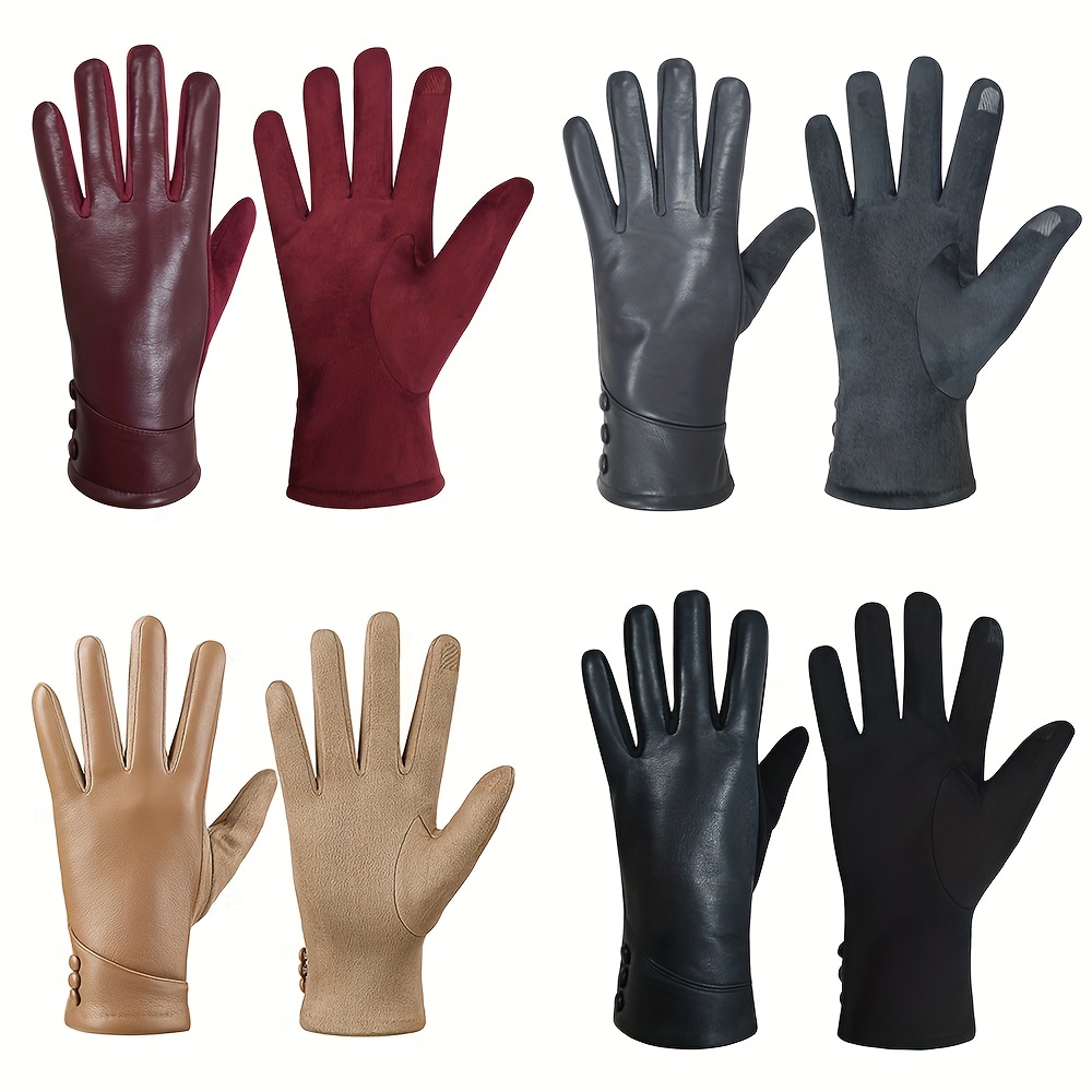 

Gloves Fleece Lined Touchscreen Gloves Coldproof Gloves