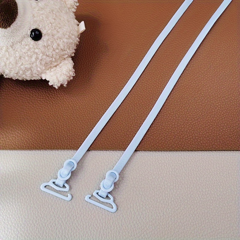 Seamless Invisible Bra Straps - Non-Slip, Adjustable Elastic Shoulder Bands for Women's Lingerie & Underwear, Transparent, Sexy, Replace