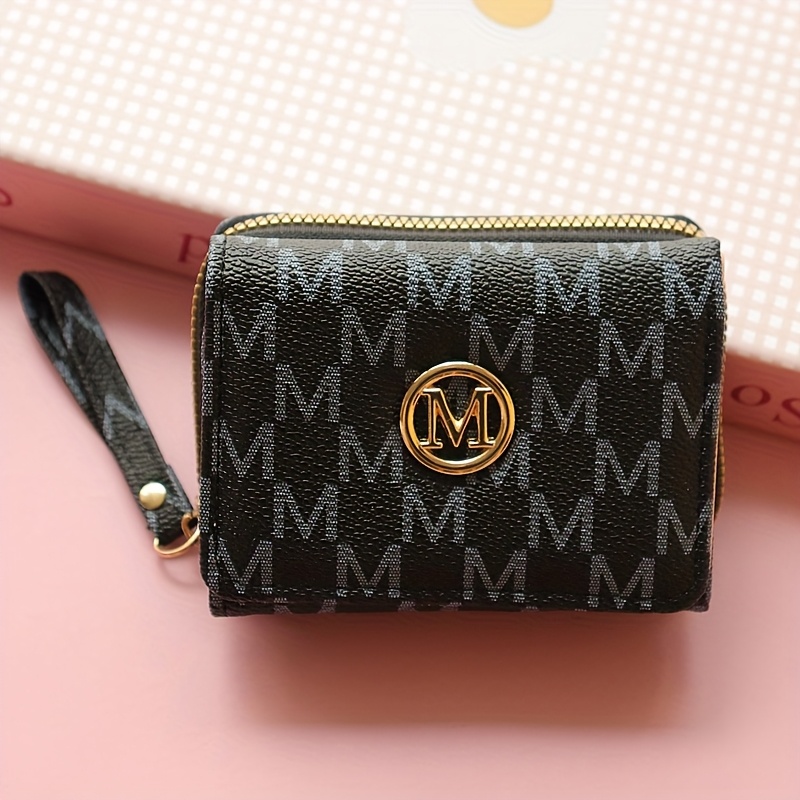 Image of New Women's Short Zipper Clasp Clutch Bag, Fashionable Large-capacity Card Holder And Coin Purse