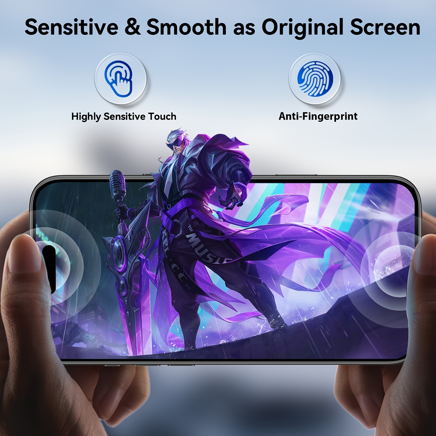 [8 Pack] Tempered Glass Screen Protector For IPhone 16/ 16 Plus/ 16Pro/ IPhone 16 Pro Max + Camera Lens Protector, 9H Hardness, High-Definition Clarity, Scratch-Resistant, Bubble-Free, Sensor Protection, Dynamic Island Compatible, Case Friendly Tempered Glass Film, Christmas, Festival, New Year's Gift