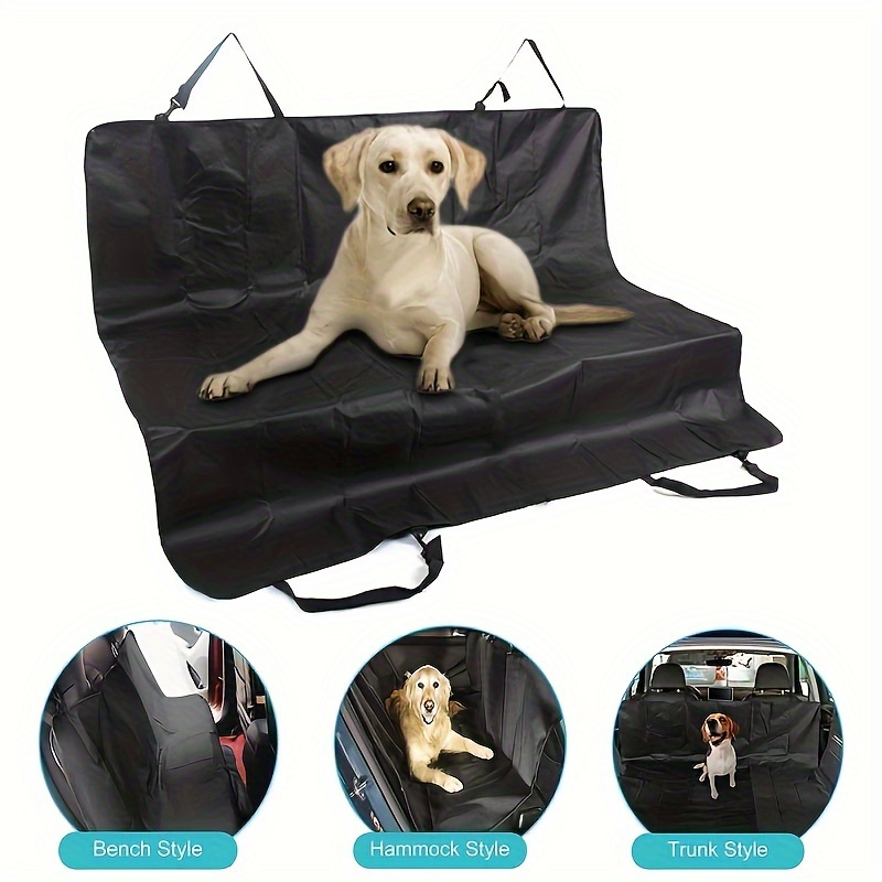 

1pc Dog Car Seat Protector For Travel, Pet Car Rear Seat Cushion, Washable, Essential Artifact For Traveling With Pets