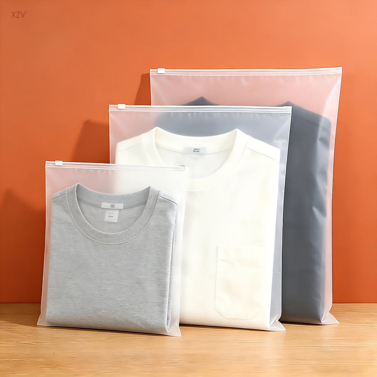 20 80pcs translucent frosted plastic bags multi size universal packing bags and moisture proof storage bags gift packaging bags retail packaging bags suitable for home storage beauty and personal care travel outing