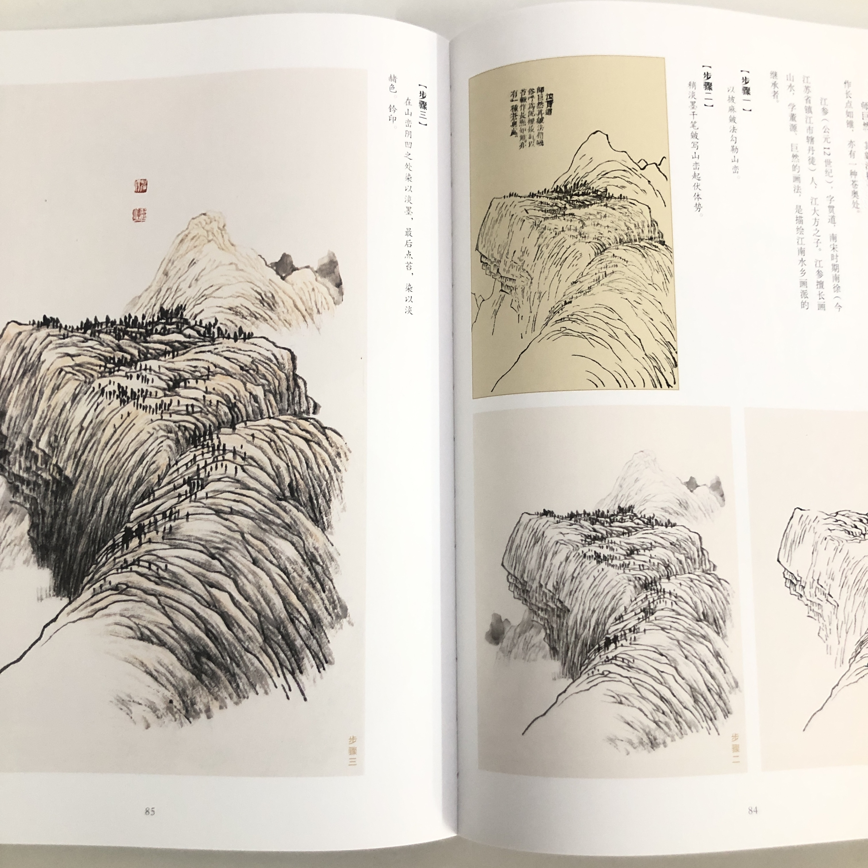 切子園画伝』水墨画名家解釈・山水岩石書道 中国語版 books media temu