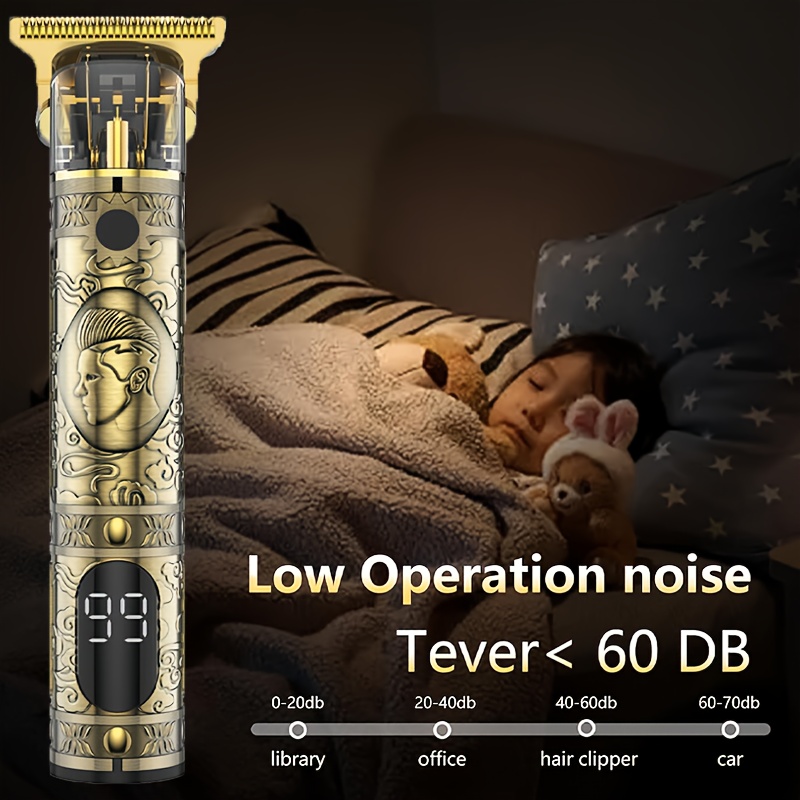 Professionele Elektrische Haartrimmer - Uniek Ontworpen Kappersscheermes, USB Oplaadbaar Draadloos Scheerapparaat en Trimmer, Persoonlijke Verzorgingsset, Baardscheerapparaat, Kappersgereedschap - Ideaal Geschenk voor Mannen